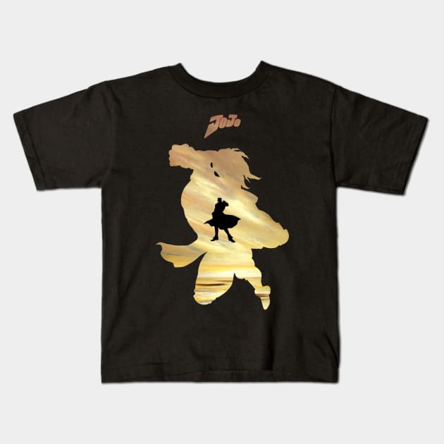 Star Platinum - Jotaro - Jojo's Bizzare Adventures Kids T-Shirt by Blason